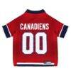 Montreal Canadiens Mesh Hockey Dog Jersey - - Front View