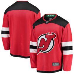 New Jersey Devils Fashion7 Women's Away Breakaway Jersey - Red - Front View