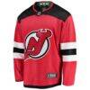 New Jersey Devils Fashion7 Home Breakaway Jersey - Red - Side View