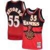 Dikembe Mutombo Atlanta Hawks Mitchell & Ness Hardwood Classics Swingman Jersey - - Front View