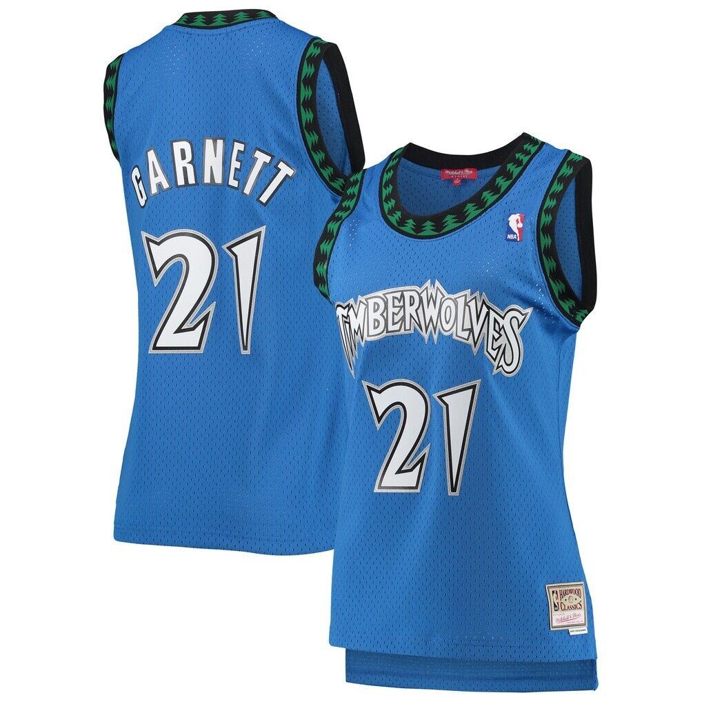 Kevin Garnett Minnesota Timberwolves Mitchell & Ness Women's  Hardwood Classics Swingman Jersey