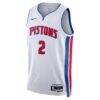 Cade Cunningham Detroit Pistons Nike Unisex Swingman Jersey - White - Side View