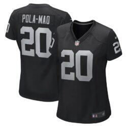 Isaiah Pola-Mao Las Vegas Raiders Nike Women's Team Game Jersey - Black - Front View