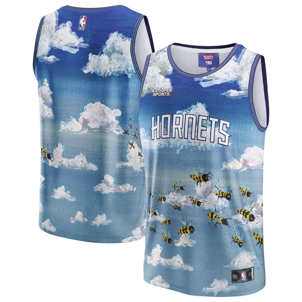 Charlotte Hornets NBA & KidSuper Studios by Fashion7 Unisex Hometown Jersey