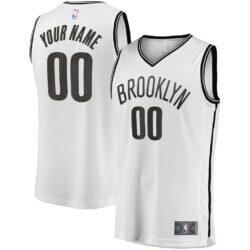 Brooklyn Nets Fashion7 Youth Fast Break Replica Custom Jersey - Association Edition