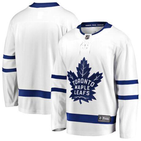 Toronto Maple Leafs Fashion7 Away Breakaway Jersey - White - Front View