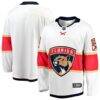 Florida Panthers Fashion7 Away Breakaway Jersey - White - Front View