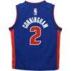 Cade Cunningham Detroit Pistons Nike Infant Swingman Player Jersey - Blue - Detail View