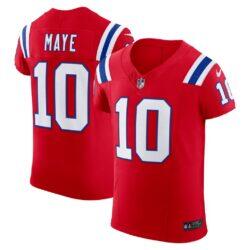 Drake Maye New England Patriots Nike Alternate Vapor F.U.S.E. Elite Jersey