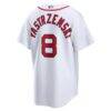 Carl Yastrzemski Boston Red Sox Nike Home Retired Player Replica Jersey - White - Detail View