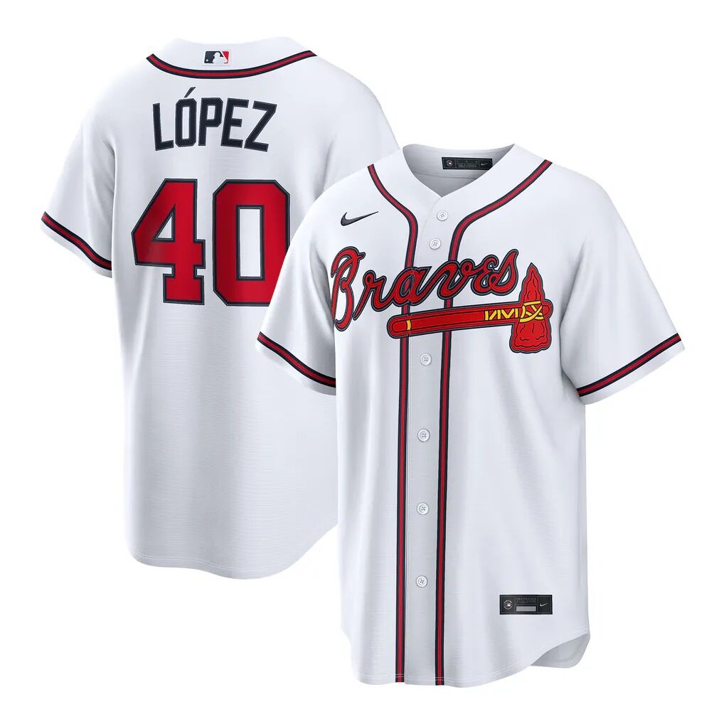 Reynaldo López Atlanta Braves Nike Home Replica Jersey