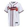 Reynaldo López Atlanta Braves Nike Home Replica Jersey - White - Side View