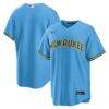 Milwaukee Brewers Nike Road Replica Jersey - - Front View