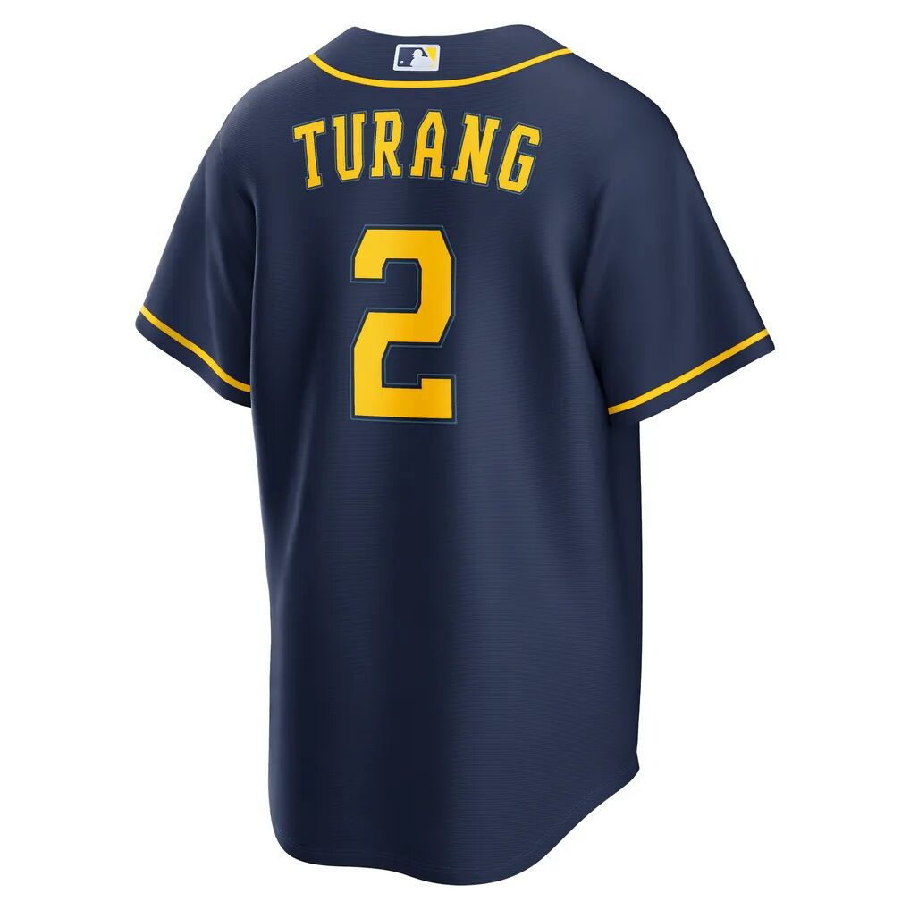 Brice Turang Milwaukee Brewers Nike Alternate Replica Jersey