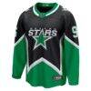 Mikko Rantanen Dallas Stars Fashion7 Alternate Breakaway Jersey - Black - Side View