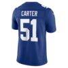 Abdul Carter New York Giants Nike Team Vapor F.U.S.E. Stitched Limited Jersey - - Detail View