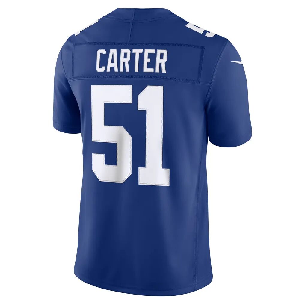 Abdul Carter New York Giants Nike Team Vapor F.U.S.E. Stitched Limited Jersey - Royal