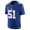 Abdul Carter New York Giants Nike Team Vapor F.U.S.E. Stitched Limited Jersey - - Side View