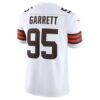 Myles Garrett Cleveland Browns Nike Vapor F.U.S.E. Stitched Limited Jersey - White - Detail View