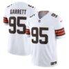 Myles Garrett Cleveland Browns Nike Vapor F.U.S.E. Stitched Limited Jersey - White - Front View
