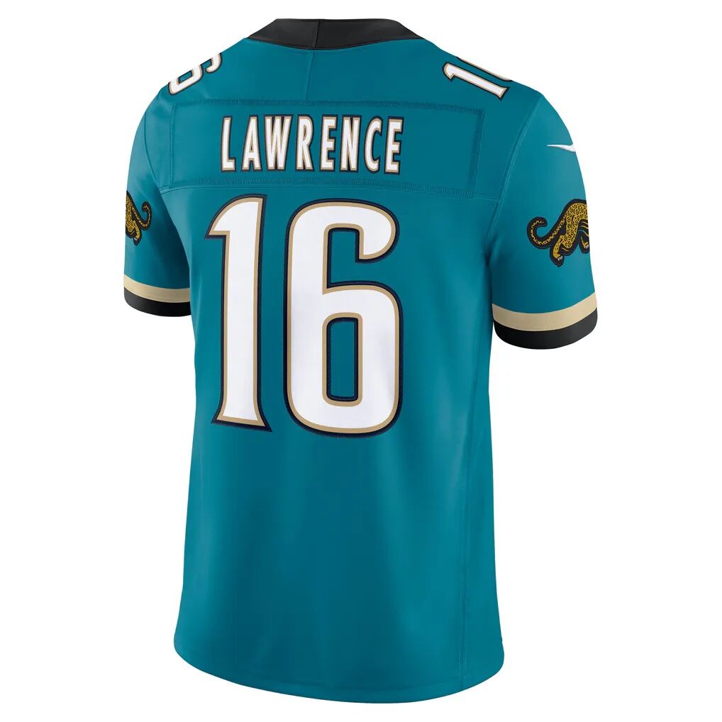 Trevor Lawrence Jacksonville Jaguars Nike Alternate Prowler Throwback Vapor F.U.S.E. Stitched Limited Jersey