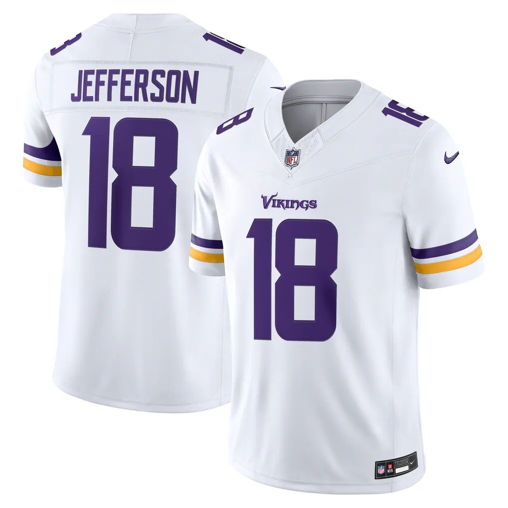Justin Jefferson Minnesota Vikings Nike Vapor F.U.S.E. Stitched Limited Jersey