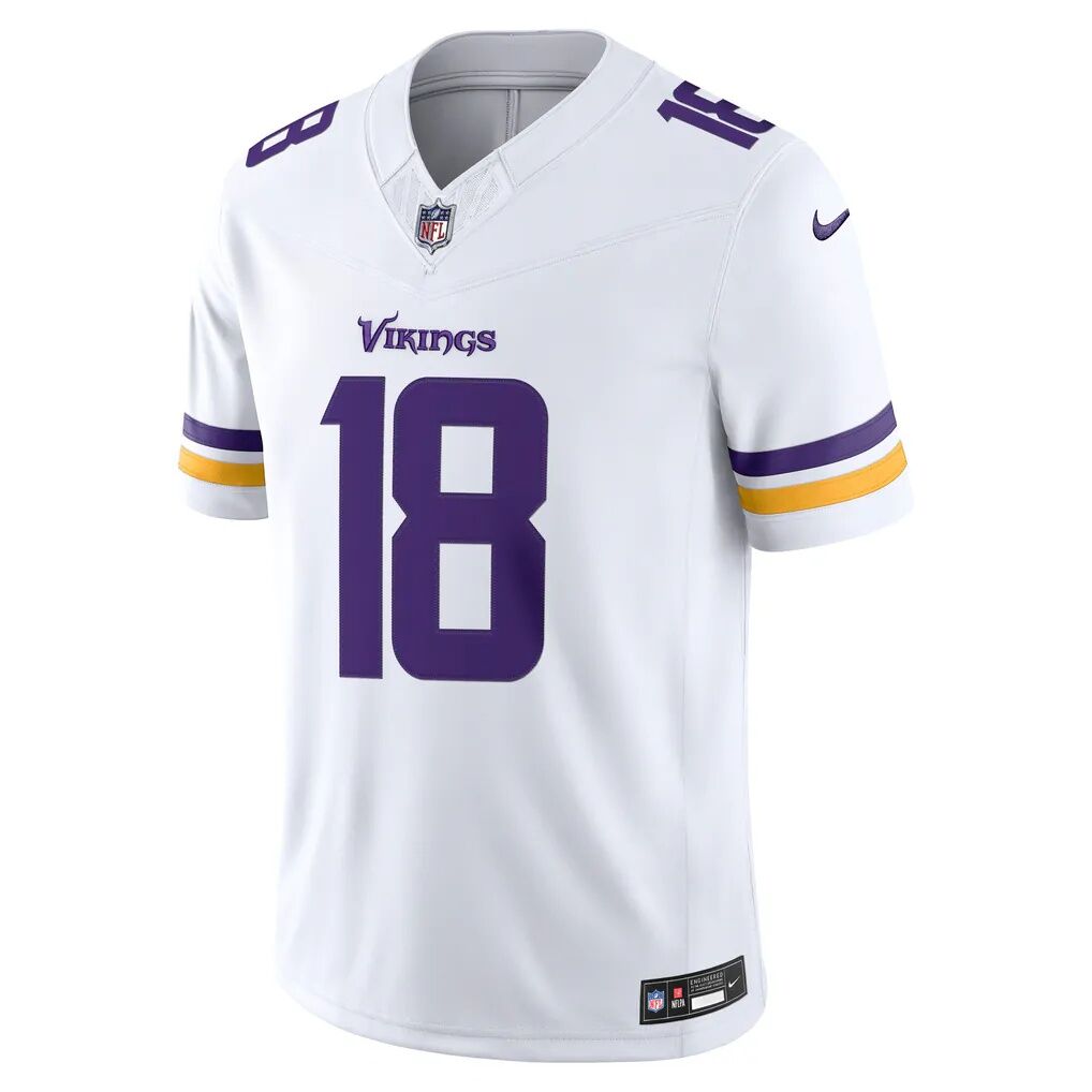 Justin Jefferson Minnesota Vikings Nike Vapor F.U.S.E. Stitched Limited Jersey