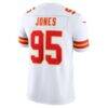 Chris Jones Kansas City Chiefs Nike Vapor F.U.S.E. Stitched Limited Jersey - White - Detail View