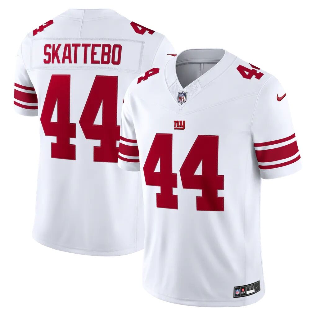 Cam Skattebo New York Giants Nike Vapor F.U.S.E. Stitched Limited Jersey