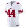 Cam Skattebo New York Giants Nike Vapor F.U.S.E. Stitched Limited Jersey - White - Side View