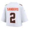 Shedeur Sanders Cleveland Browns Nike Women's Cropped Fashion Game Jersey - White - Detail View