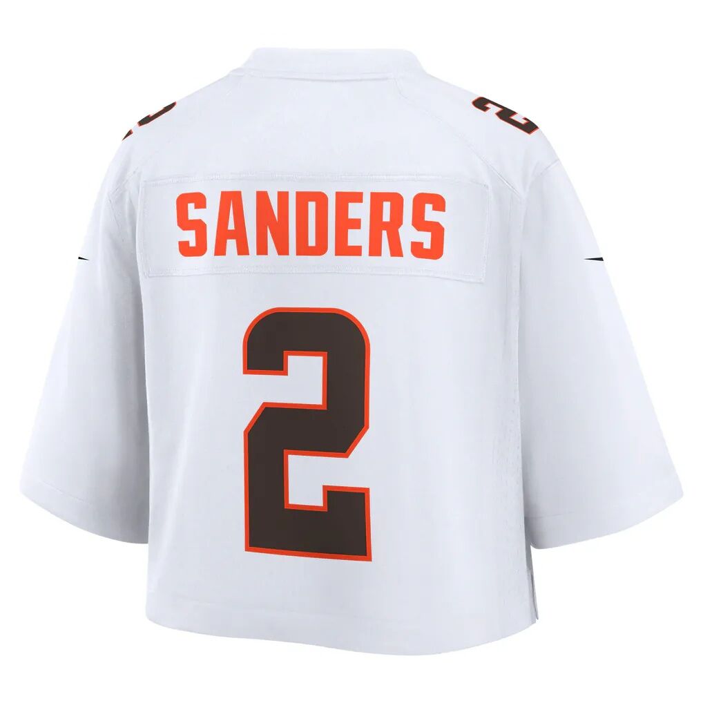 Shedeur Sanders Cleveland Browns Nike Women's Cropped Fashion Game Jersey