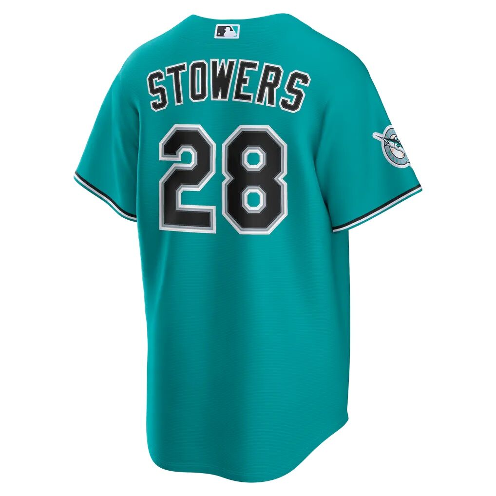 Kyle Stowers Miami Marlins Nike Alternate Stadium Jersey