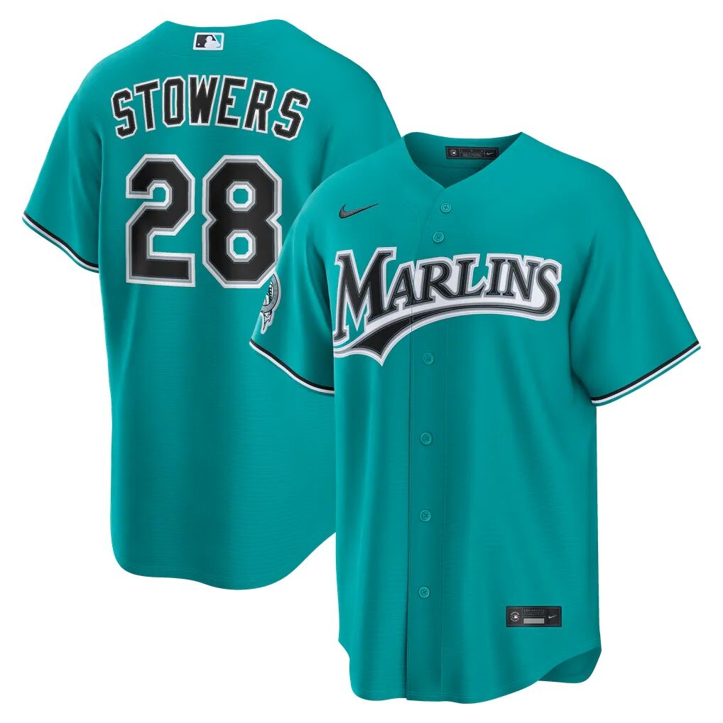 Kyle Stowers Miami Marlins Nike Alternate Stadium Jersey
