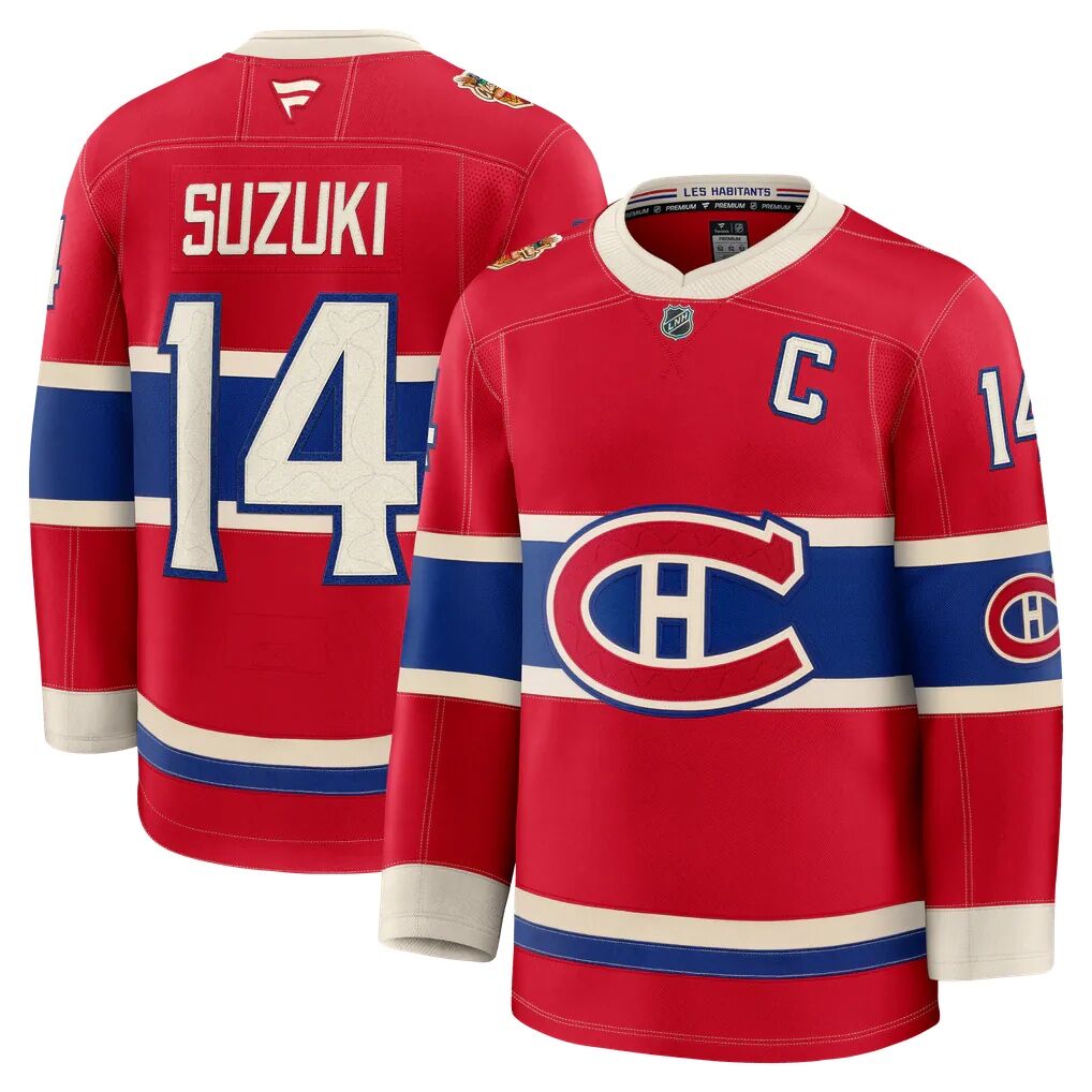 Nick Suzuki Montreal Canadiens Fashion7 2026 NHL Heritage Classic Premium Player Jersey
