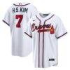 Ha-Seong Kim Atlanta Braves Nike Home Replica Jersey - White - Front View