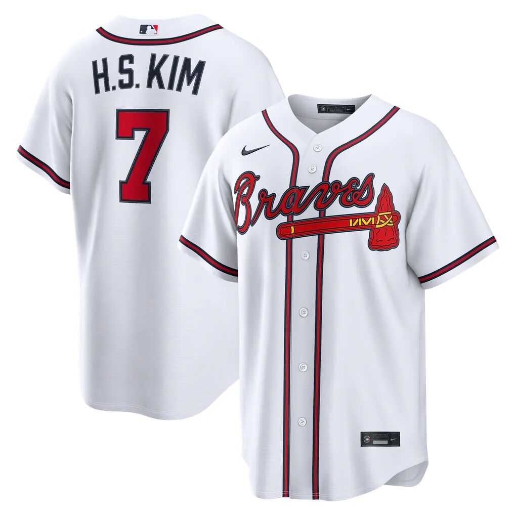 Ha-Seong Kim Atlanta Braves Nike Home Replica Jersey