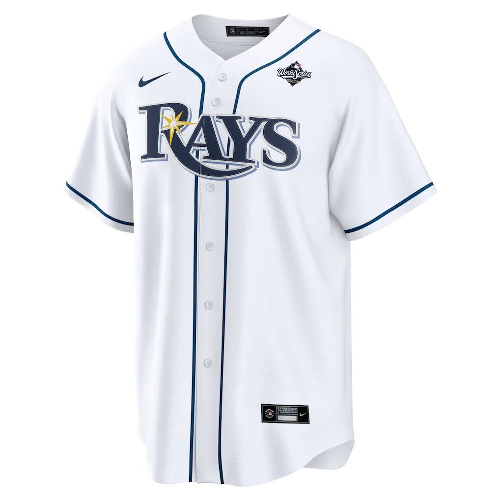 Drew Rasmussen Tampa Bay Rays Nike 2026 World Series Home Replica Jersey