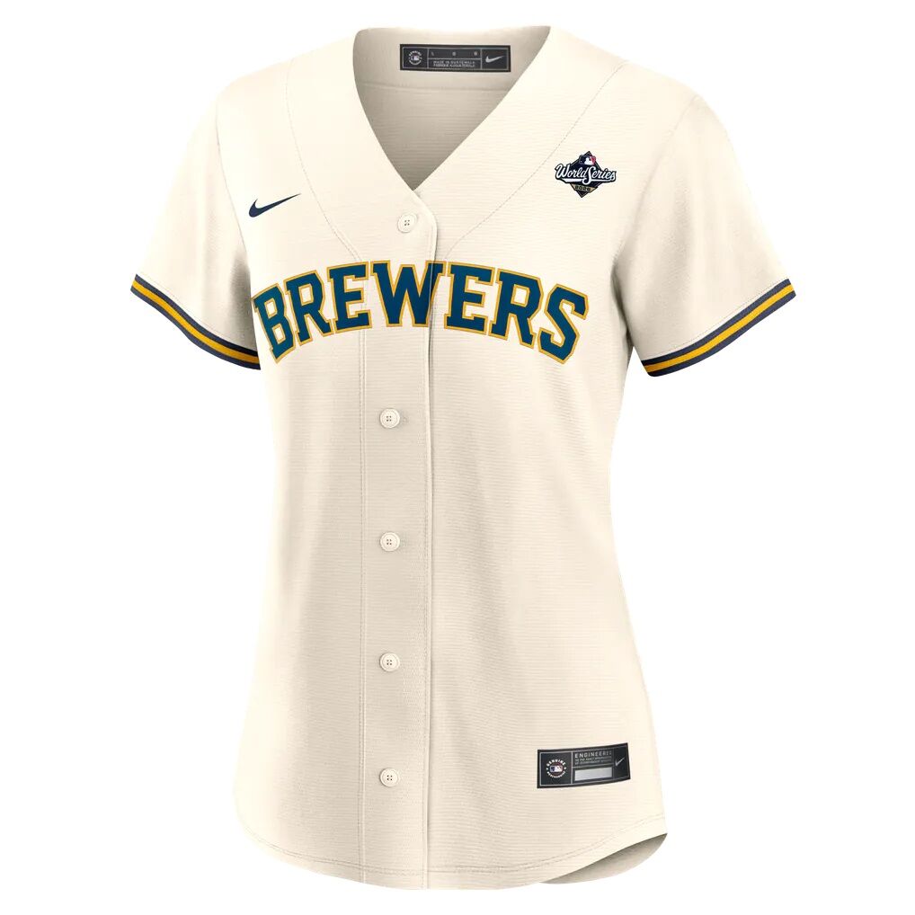 Christian Yelich Milwaukee Brewers Nike Women's 2026 World Series Home Replica Jersey