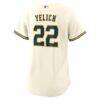 Christian Yelich Milwaukee Brewers Nike Women's 2026 World Series Home Replica Jersey - Cream - Alt2