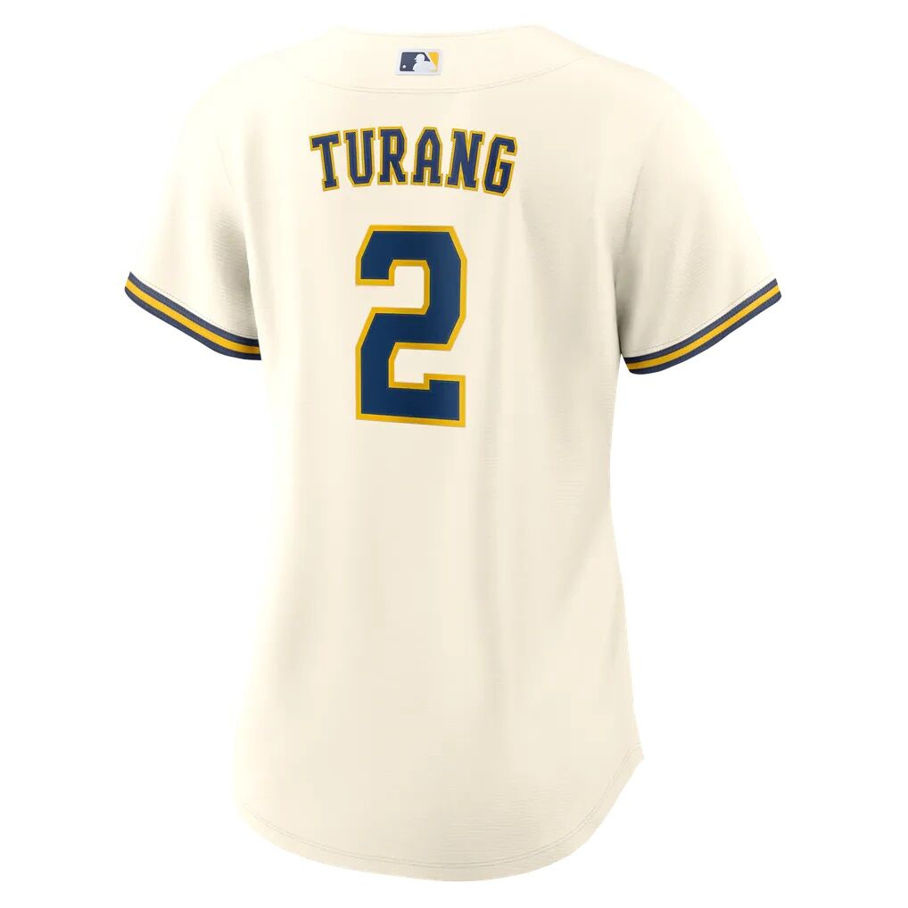 Brice Turang Milwaukee Brewers Nike Women's 2026 World Series Home Replica Jersey