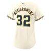 Jacob Misiorowski Milwaukee Brewers Nike Women's 2026 World Series Home Replica Jersey - Cream - Alt2