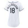 Shane McClanahan Tampa Bay Rays Nike Women's 2026 World Series Home Replica Jersey - White - Alt2