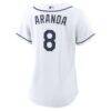 Jonathan Aranda Tampa Bay Rays Nike Women's 2026 World Series Home Replica Jersey - White - Alt2