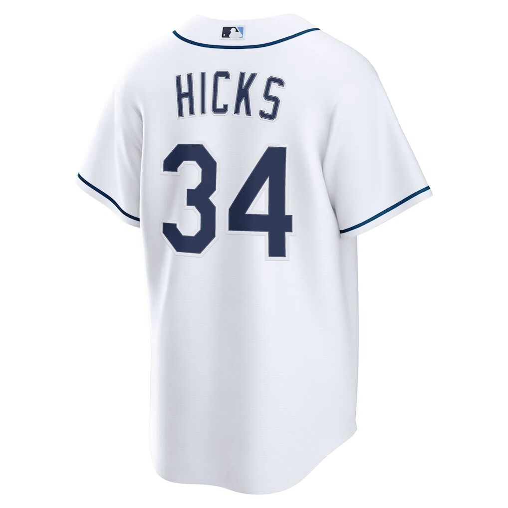 Liam Hicks Tampa Bay Rays Nike 2026 World Series Home Replica Jersey