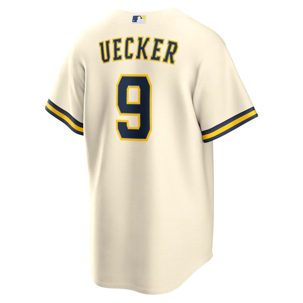 Bob Uecker Milwaukee Brewers Nike Home Replica Jersey