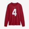 Jeremiyah Love Arizona Cardinals Nike Name & Number Long Sleeve T-Shirt - - Side View