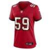 Mohamed Kamara Tampa Bay Buccaneers Nike Women's Team Game Jersey - Red - Alt1