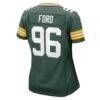 Jonathan Ford Green Bay Packers Nike Women's Team Game Jersey - Green - Alt2