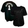 Victor Wembanyama San Antonio Spurs Profile Big & Tall Name & Number Button-Up Jersey - Black - Front View